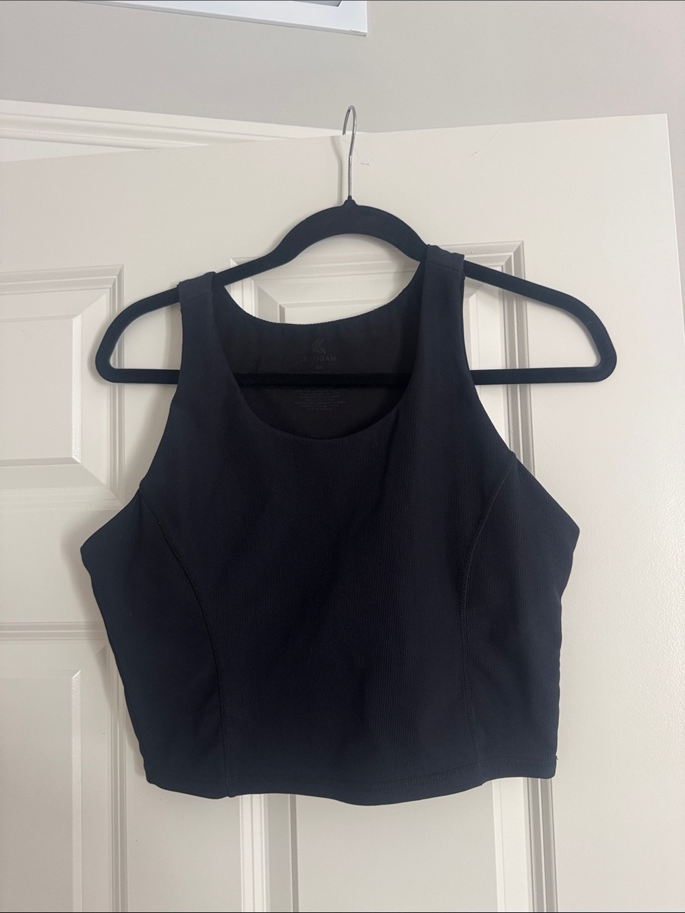 Kyodan Black Athletic Long Line Sports Bra